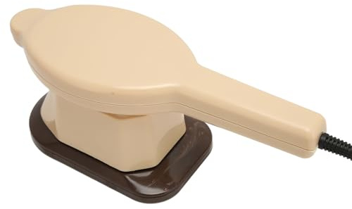 Elektrisches Handmassagegerät mit 3 Massageköpfen, Heizeisenform für Ganzkörpermassage und Entspannung (EU-Stecker 220 V)