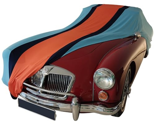 Star Cover Indoor Autoabdeckung kompatibel mit MG MGA Roadster SUPER Soft Stretch