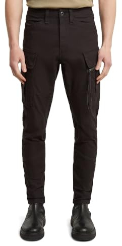G-STAR Pantalón Zip Pocket 3D Skinny Cargo 2.0 para Hombre, Negro (dk black D24307-E172-6484), 31W / 30L