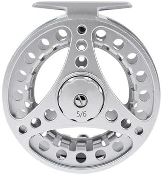 YZWHKJ Fliegenrolle 3/4 5/6 7/8 Wt Fliegen Angelrollen 2 + 1bb 1:1 Aluminium Legierung Fly Reel Angeln Zubehör for Forellen Karpfen(5-6)