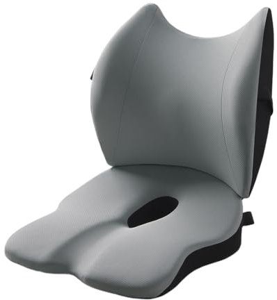 Cuscino per seduta e supporto per lordosi – Cuscino per seduta in memory foam cuscino per scrivania, cuscino per sedia, cuscino portatile con supporto per lordosi | Souge cuscino, ufficio, oro