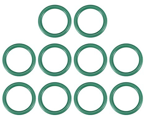 sourcing map 20 Dichtungsringe 18x12x3mm FKM O Ring Fluor Gummi Öl Säure Temperaturbeständigkeit Unterlegscheiben für Industerie Maschinen Auto Reparatur Pneumatik, Braun