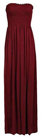 WearAll Grande Taille - Pour femme - Robe longue maxi imprimée bandeau sans bretelles - Taille 16–22, 44-46