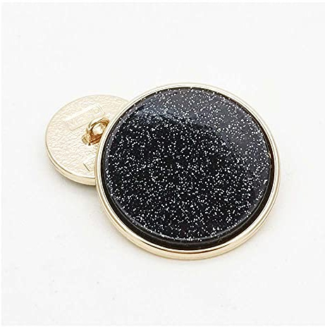 5 STÜCK Metall Runde Stielknöpfe Viele Größen Spezielle Glitzernde Knöpfe für Kleidung Taschen Dekoration Nähen und Handwerk