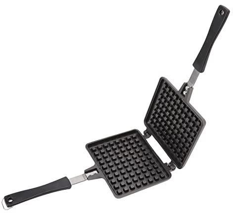 Machine à Gaufres, Moule à Gaufres, Poêle Double Face à Main, Plaque De Cuisson Antiadhésive En Alliage D'aluminium Pour Gaufres, Gaufrier Carré Universel Efficace