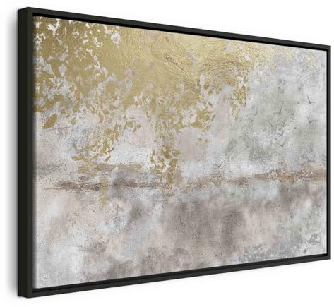 B&D XXL - Leinwandbild Landschaft Natur Vögel, 120x80 cm, Schlafzimmer | Hochwertige Leinwand, sofort aufhängbar, ideal fürs Wohn- oder Schlafzimmer, wasserfest und lichtecht, langlebig, stilvoll