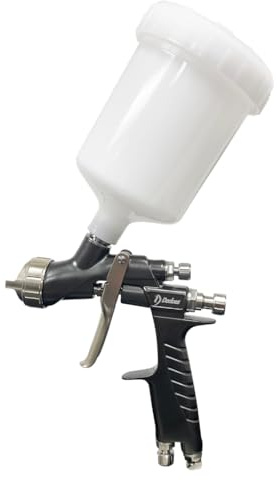 Dedoes - 1.3 mm HVLP Spray Gun with 600 ml Plastic Cup - Easy Painting Tools - Professional Grade Paint Sprayer for Indoor or Outdoor Applications - Consistent Finish - Innovative Paint Supplies