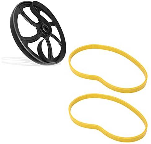 2 Stück Bandsäge,Bandsägenreifen Reifen Gummiband Sägen Ersatzreifen Bandsäge Gummiband Säge Scrollrad Gummiring Zubehör für Bandsägen für 8-Zoll-Holzbandsägenräder