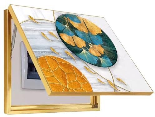 Electric Meter Box Decoration, Distribution Box Decorative Painting, Electrical Panel Vertical Switch Box Distribution Box Wall Hanging Paintings Punching (70x50cm/27.6x19.7inch,D)