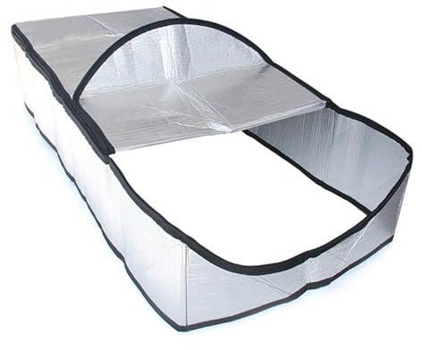 Dachboden-Treppen-Isolierungsabdeckung – Dachboden-Staubdichter Hitzeschild, Dachboden-Tür-Isolierungsabdeckung, Dachboden-Türleiter, Herunterziehbares Zelt-Isolierungsabdeckung, Doppelseitige Dachbod