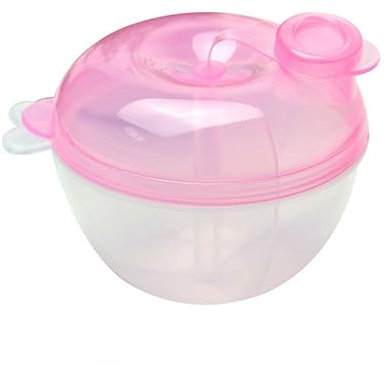 BESTonZON Tragbare Milchpulverbehälterbox Mit Drei Gittern Für Babynahrung Kompakt Und Leicht Zu Tragen Gute Versiegelung Für Gesunde Aufbewahrung Von Milchpulver Unterwegs
