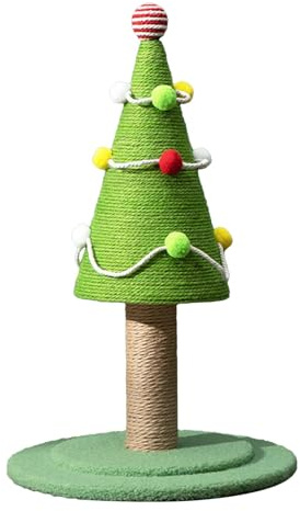 Árbol de Navidad rascador – Árbol de Navidad, rascador para gatos, árbol de Navidad, rascador para gatos, gato de dibujos animados, herramienta de relajación natural para gatos