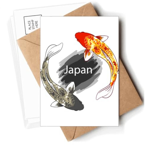 Handverzierte japanische Postkarten, Umschläge, blanko, Notizkarten, Versandkarten