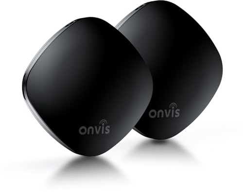 Onvis Smart nyckelfinnare, Bluetooth plånboksspårare kompatibel med Apple Wo är? APP (iOS NUR), Key Finder för bagage/väskor/fodral, 3 års batteritid, Apple MFi-certifierad