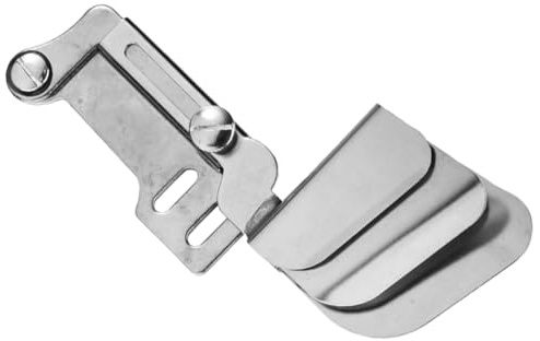 HOODANCOS Carpeta Cerradora Metálica Pequeña para Máquina de Coser Industrial Dobladilladora en Ángulo Recto para Doble Tela Accesorio Profesional para Costura y Enrollado de Bordes