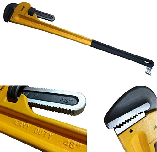 GIRATUBI ACCIAIO 1200MM MOD.AMERCANO 4'' - giratubo chiave americana