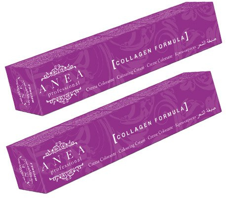 x2 tinte anea con colageno de 100ml nº1.1 negro azùl