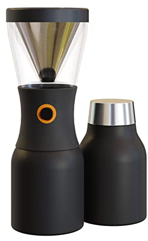 Asobu - Cold Brew Kaffeebereiter | Teebereiter to go mit Sieb schwarz, 50