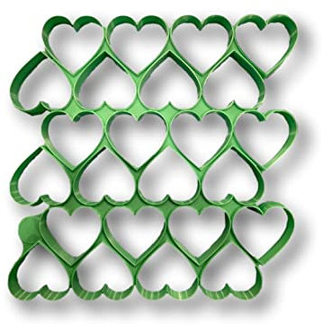 Multicortador en forma de corazón de 24 x 1,5 pulgadas