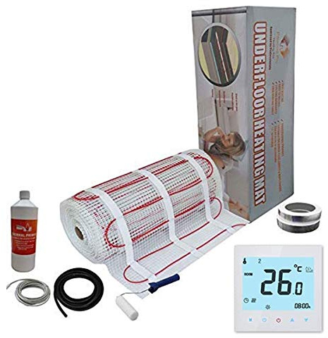 Electric Underfloor Pro Elite Heating kit 150w - 24.0m2 - White WiFi Thermostat