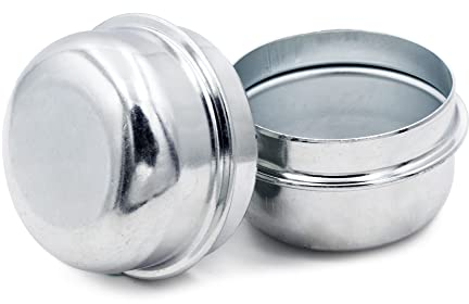 RhinoTuning 2 tapas de rueda de 50 mm, tapas de buje para 1,97 pulgadas, cubierta convexa para remolque/camiones/furgonetas pequeñas