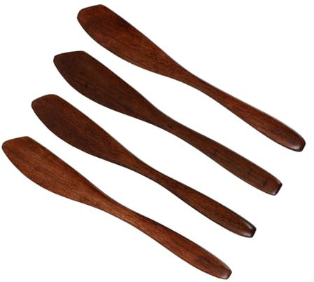 Garneck 12 Stk Phoebe Marmeladenmesser käse messer käseschneider Erdnussbutter und Marmelade Käse aus Holz Brotmesser Creme Küchenversorgung für zu Hause Buttermesser aus Holz Mini Gelee