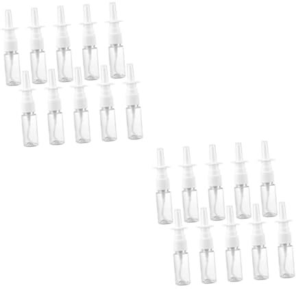 TOVINANNA 20pièces Bouteilles Nasales Avec Vaporisateur Portable Flacons De Spray Direct Pour Voyage Et Soins Nez