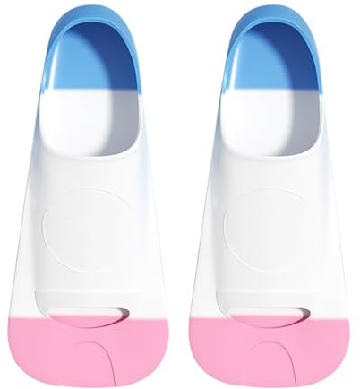 Schwimmflossen Schnorchelflossen Silikon Kinder Schwimmflossen Flexibles Leichtes Design Mesh Aufbewahrungstasche enthalten Rosa für Erwachsene Kinder Anfänger