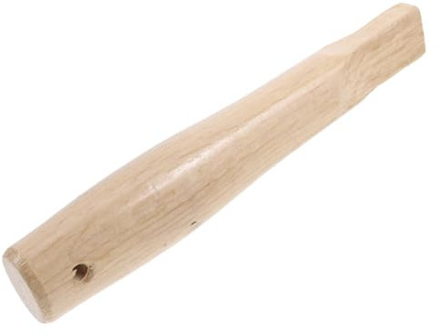 HOMSFOU Wooden Handle Replacement Handle 22cm Qinggang Solid Wood Straight Grip for Hand Tools Gardening Masonry Maintenance