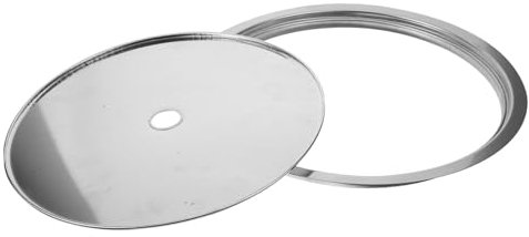 TOYANDONA Hot Pot Lid Stainless Steel Sinking Ring Cooktop Cover for Induction Cookware Fits Gas Stove and Kitchen Use