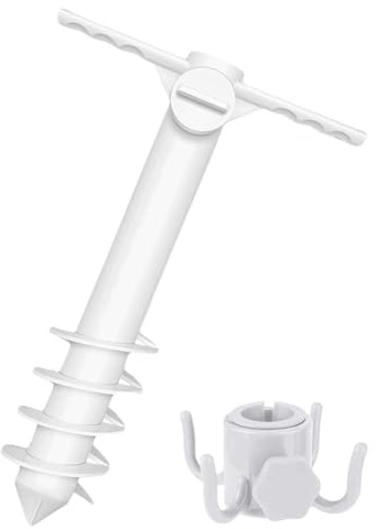 Sonnenschirmhalter | Ständer für Strandschirm | Sport- und Outdoor-Zubehör für Dreibad, Rasen, Angeln, Park, Terrasse, Camping, Picknick, Wasser
