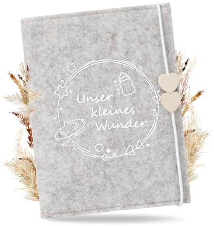 Funda protectora de fieltro para pasaporte alemán de maternidad