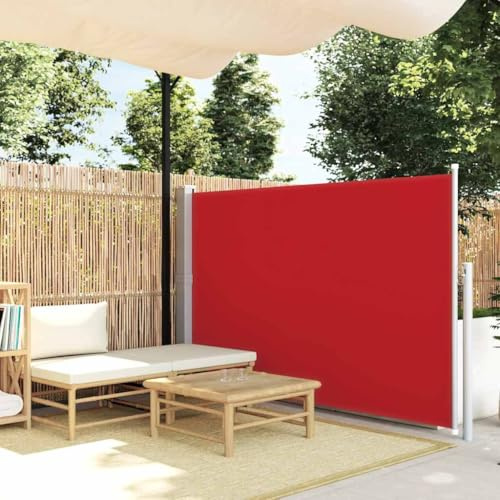 Genérico Toldo Lateral retráctil de jardín Rojo 140x500 cm,Casa y jardín,Jardín,Artículos de Exterior,Sombrillas,48397