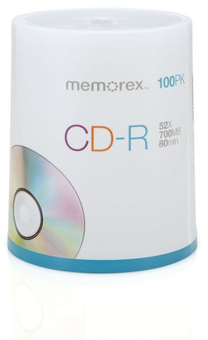 Memorex CD-R 80 - CD-RW vírgenes (CD-R, 700 MB, 52x)