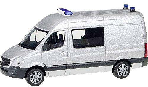 herpa 012959 Minikit Mercedes-Benz Sprinter Halbbus, Silber