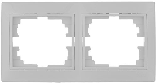 Marco para 2 Elementos Horizontal Blanco 154X81X10MM S.Europa SOLERA
