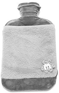 Borsa Acqua Calda, Borse dell'Acqua Calda (Gomma Con Fodera Peluche Morbida, Piccolo Da 1 Litro)