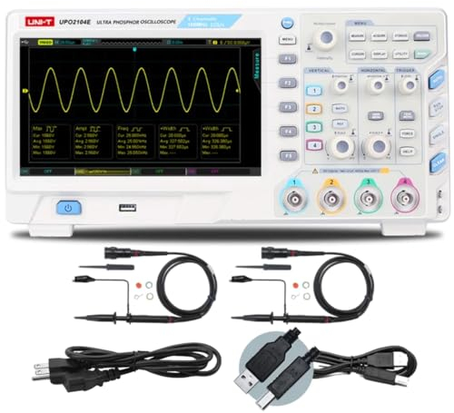 UNI-T UPO2202 digitales Phosphoroszilloskop mit 2 Kanäle(analog), 2GSa/s, 200MHz, 56Mpts
