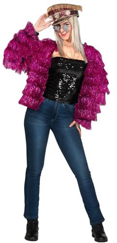 PARTY DISCOUNT NEU Damen-Kostüm Jacke Festival, pink, Einheitsgröße