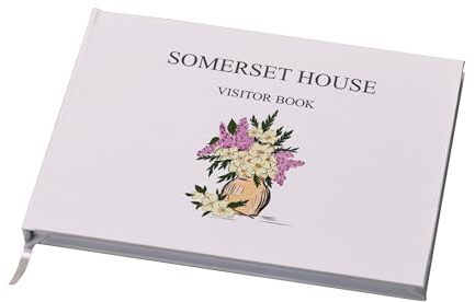 Personalised visitors book Hardback Hotel Guest Book 80 Pages