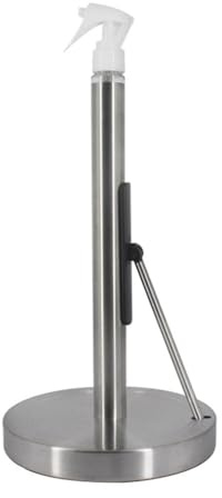 FIGGRITID 1 PCS 2 in 1 Paper Towel Holder Stand Under Cabinet Papertowels Roller with Bottle