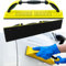 SQAQS Outil de Ponçage Manuel, Support de Papier Abrasif Léger, Réglable et Pliable Handy Ponceuse à Main pour Bandes Abrasives 400 * 70mm, pour le Bois, les Murs et l'Automobile (Jaune)