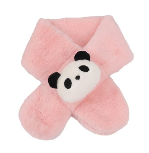 SJTJSPX Kinderschal Baby Schals Weiche Halstuch Herbst Winter Warm Kleinkind Schal Cartoon Panda Plüsch Winterschal für Mädchen Jungen