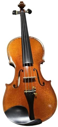 Violine Massivholz Handgefertigt 3/4 Größe Geigenkasten Bogen Violine Zubehör