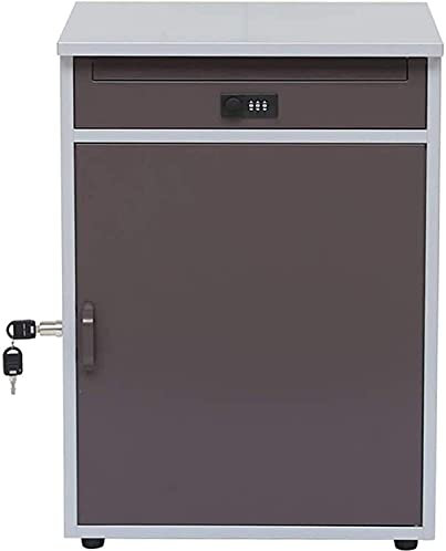 Buzón de Pared Correo,Buzón de pared Buzón, Buzón Buzón antirrobo montado en la pared con cerradura Caja para paquetes Buzón para exteriores Buzón grande Gabinete de almacenamiento de oficina Buzón pa