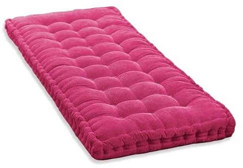 Generisch Bankauflage Stuhlkissen Bankkissen Sitzkissen für Hollywoodschaukel Polsterauflage Auflage für Gartenbank viele Farben und Größen zur Auswahl (Color :50 * 55cm Pink