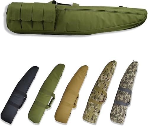 Langer Einzelwaffenkoffer Für Schrotflinten Oder Gewehre Im Freien Jagd Schießen Schusswaffen-Transportkoffer Mit Schaumstoffpolsterung Klassische Tragetasche,Gewehrtasche,Waffentasche B,100cm