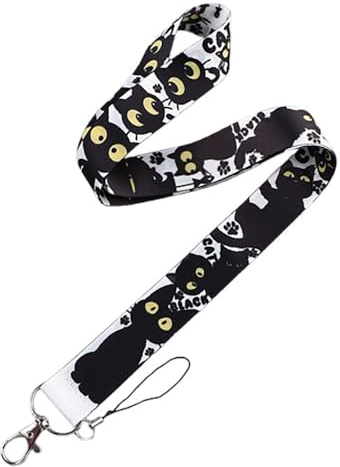hansum Cordón para el cuello, cordón personalizado para el cuello, para porta credencial, llaves, permisos de trabajo y teléfonos móviles(Cat 2)