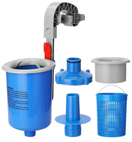 Skimmer para Piscina De Tierra - Kit De Protección De Skimmer | con Construcción para Piscinas sobre El Suelo | Conjunto De Skimmer De Piscina sobre El Kit De Accesorios De Skimmer De Piscina