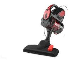 Compatibile con l'aspirapolvere con cavo INSE I5, potente aspirazione da 18 kPa, motore da 600 W, design portatile 4 in 1 for casa e tappeti.(Red,EU)